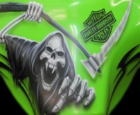 CUSTOM MOTORCYCLE PAINT & AIRBRUSH